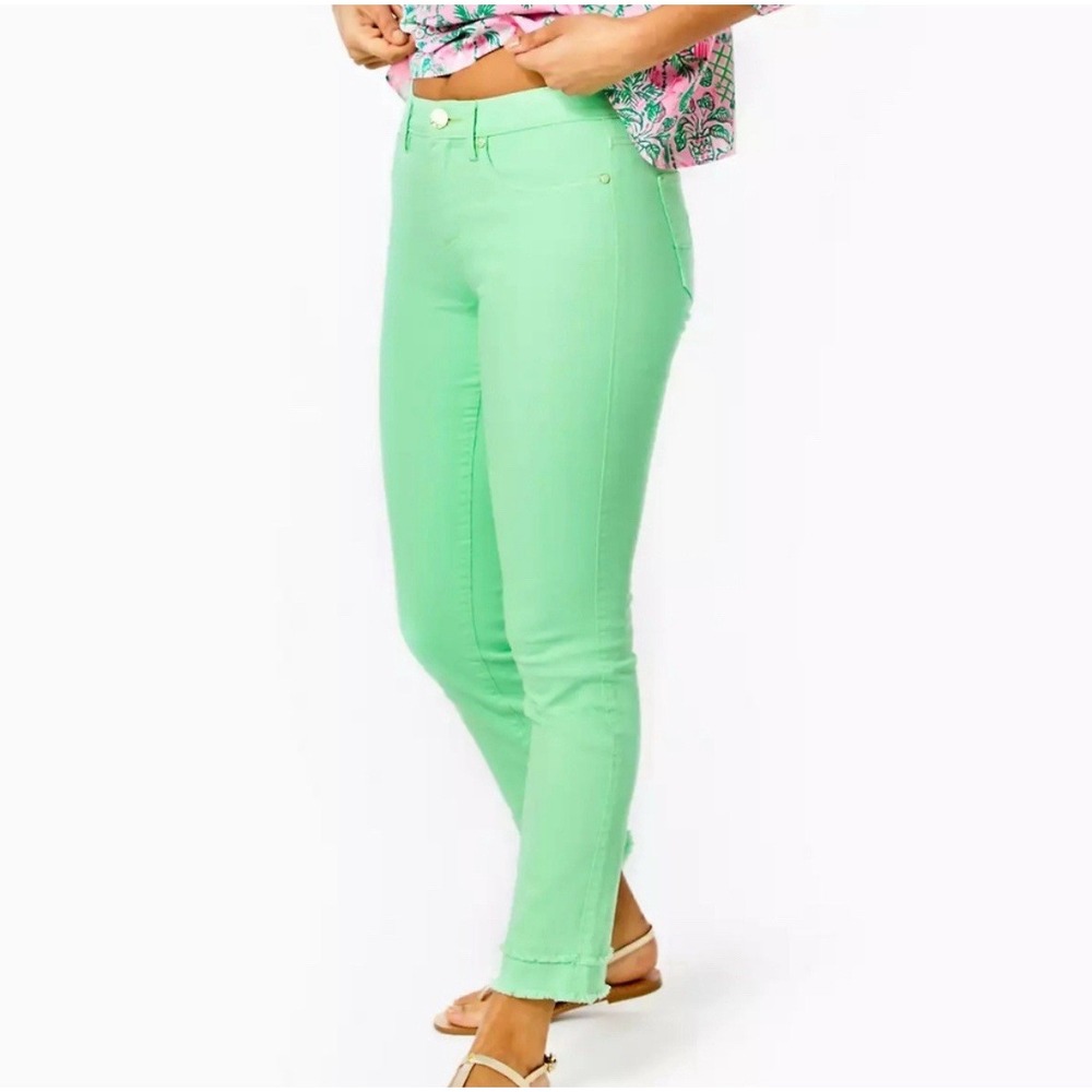 Lilly Pulitzer Mint Green High-Rise Women's Jeans